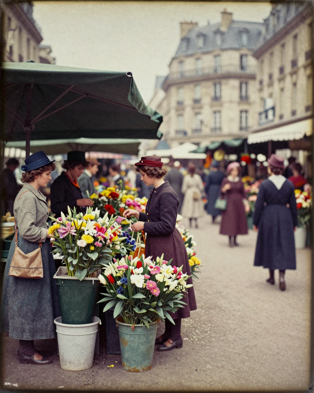 Illustration générée : Autochrome, interprétation fictive et contextualisée.